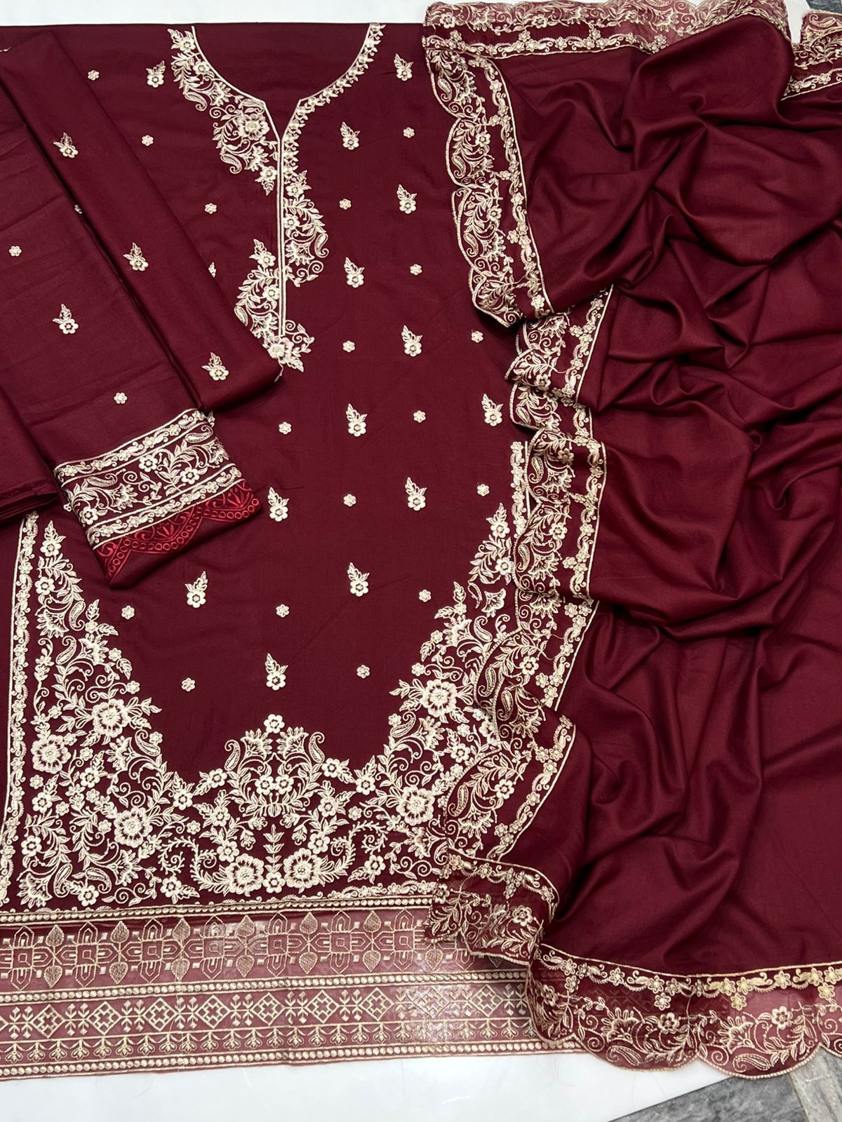 Azure Winter Dhanak 3-Piece — 2142