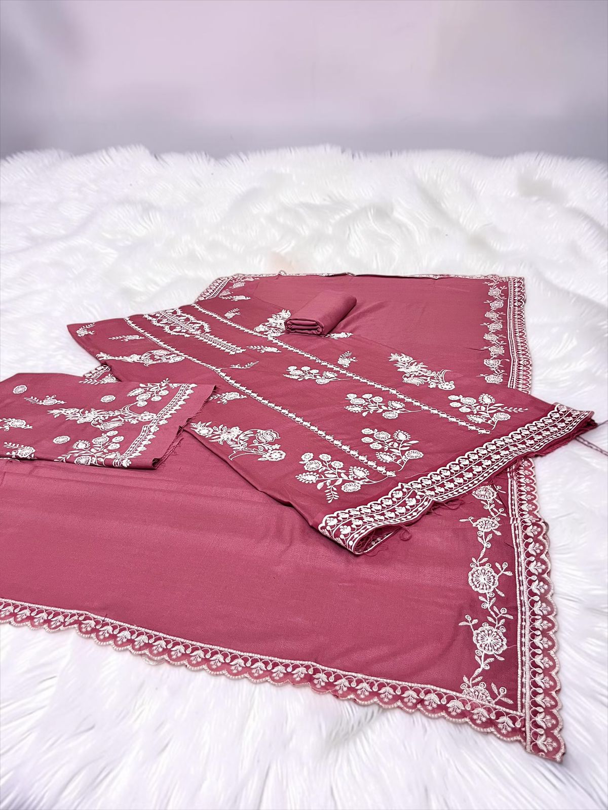Cross Stitch Winter Dhanak 3-Piece — 2131