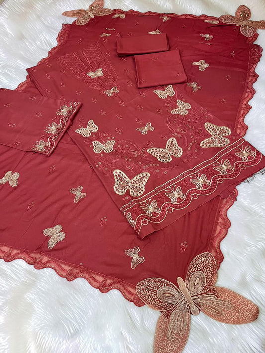 Maria B Winter Dhanak 3-Piece — 2171
