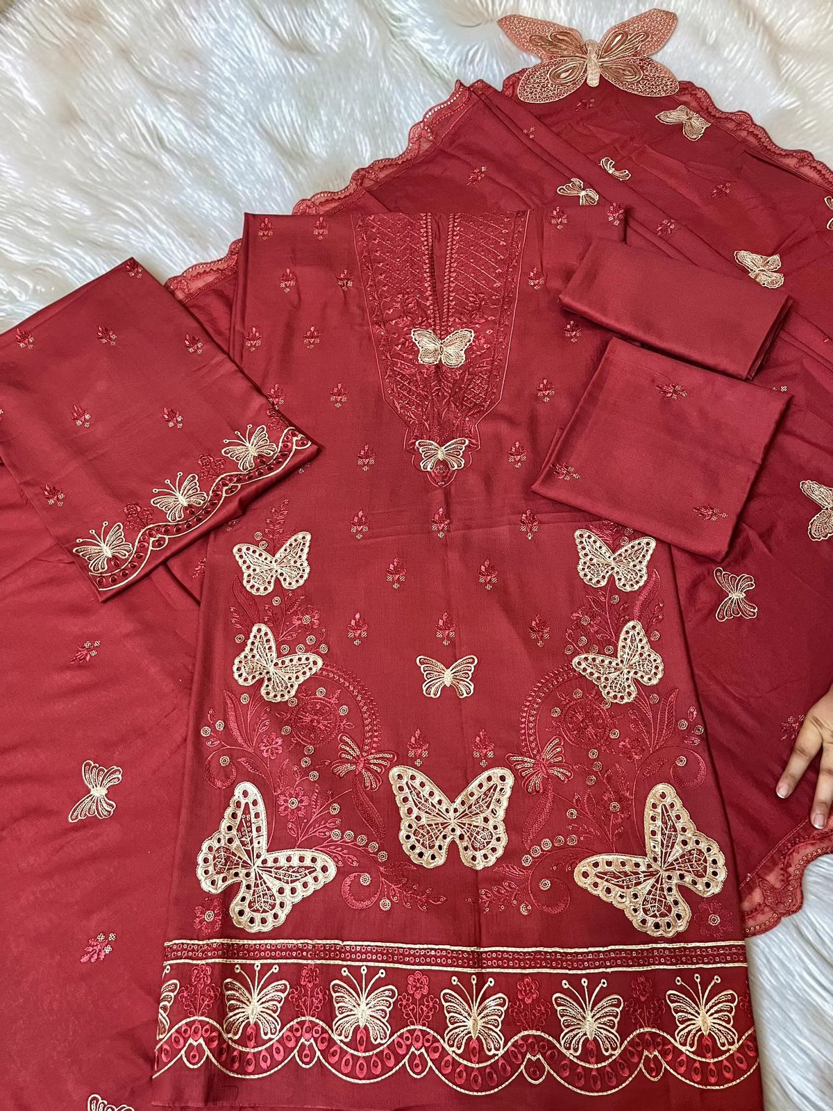 Maria B Winter Dhanak 3-Piece — 2171