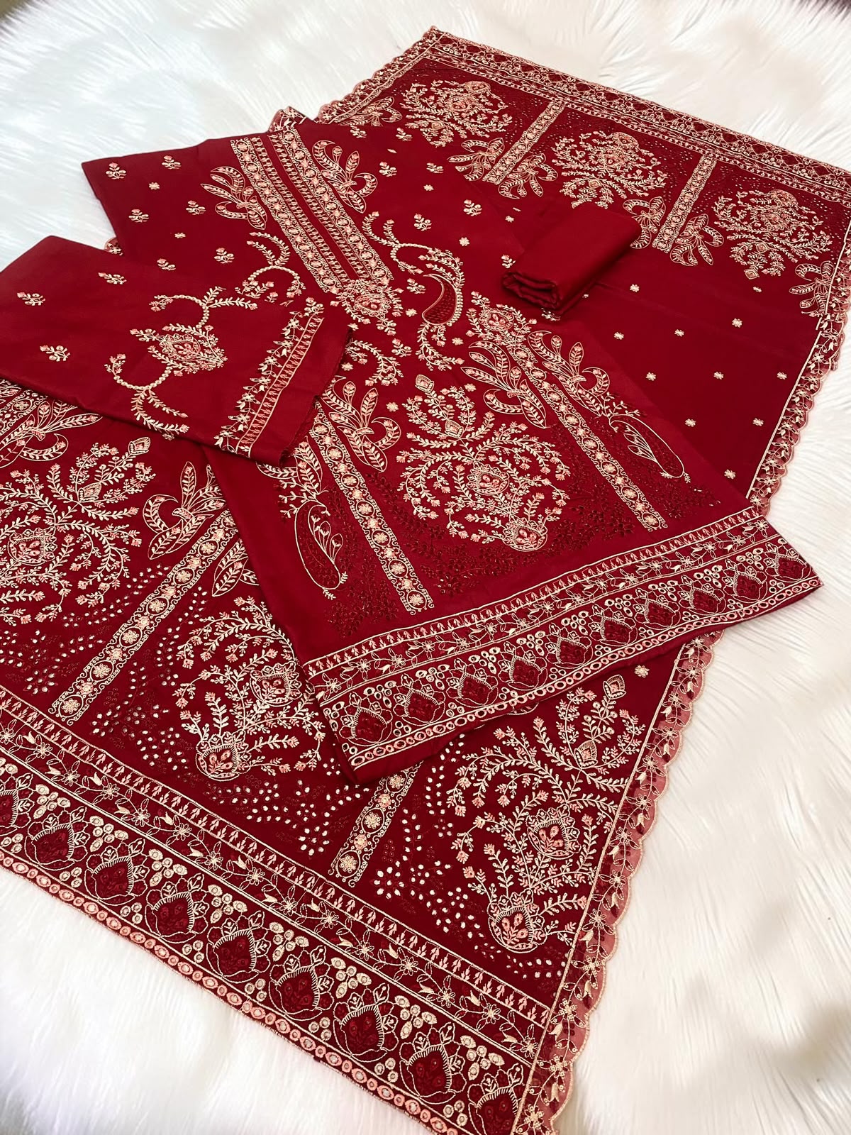 Maria B Winter Dhanak 3-Piece — 2162