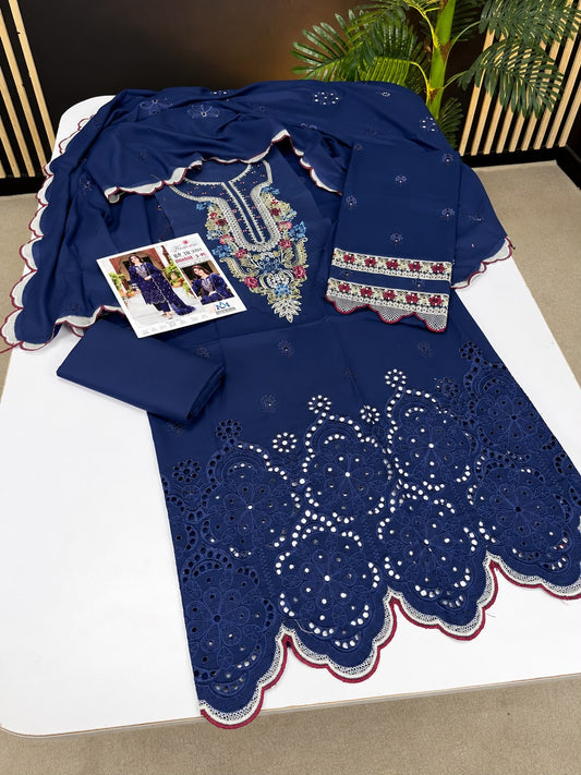 Ramsha 2303 Dhanak Unstitched 3-Piece Suit
