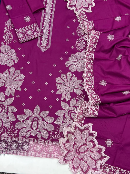Nakoosh Unstitched Suit | Code 2216