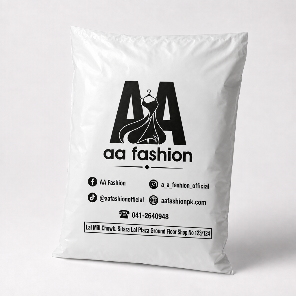 AA Fashion parcel, sealing tape pichhli side par