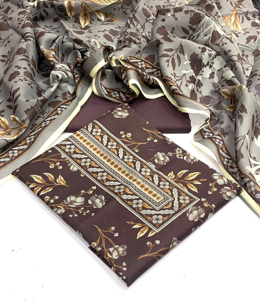 Chunri by Outfit & Almirah 021 – Printed Lawn 3-Piece Unstitched