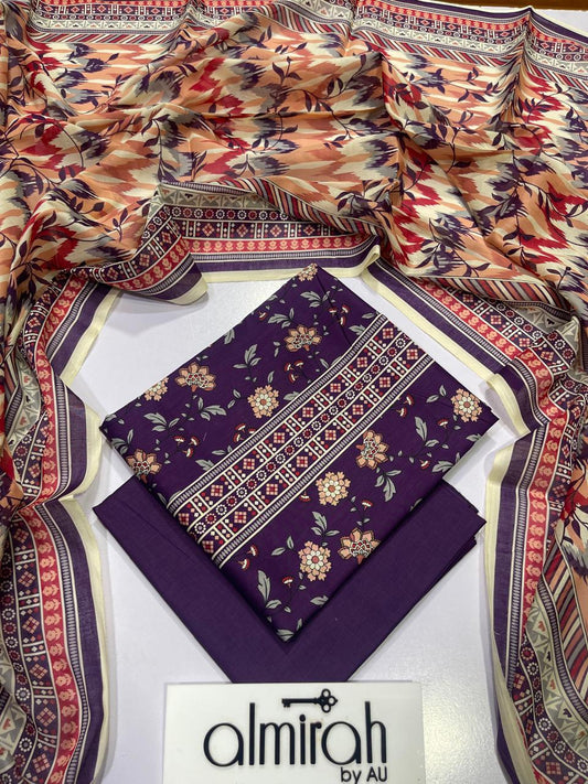 Chunri by Outfit & Almirah 005 – Printed Lawn 3-Piece Unstitched