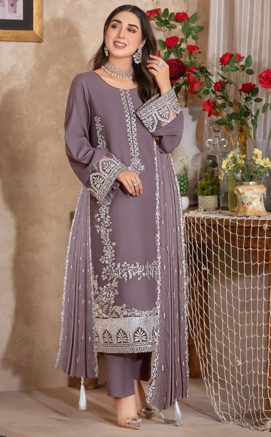ZARQASH 2273 Dhanak Unstitched Suit
