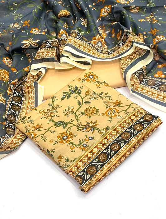 Chunri by Outfit & Almirah 025 – Printed Lawn 3-Piece Unstitched