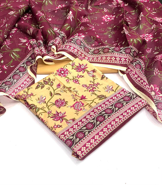 Chunri by Outfit & Almirah 011 – Printed Lawn 3-Piece Unstitched