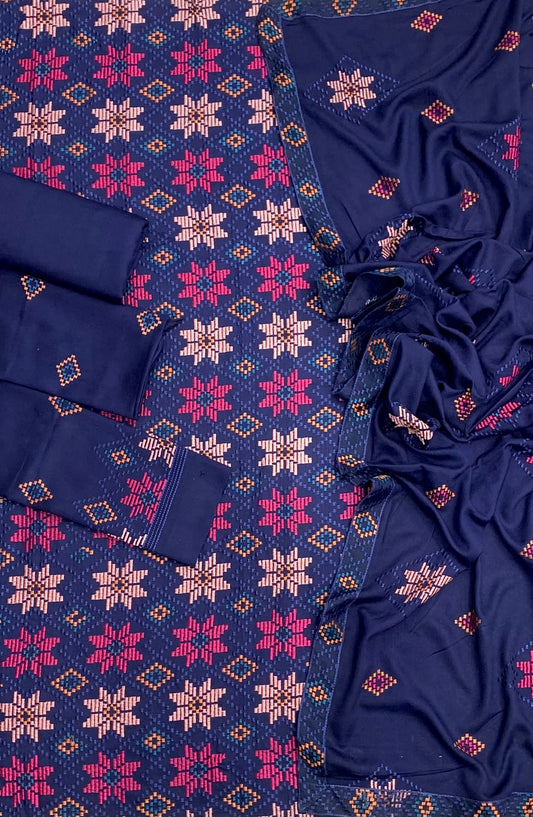 Bareeze Karandi 3-Piece Unstitched Suit | Code 7005
