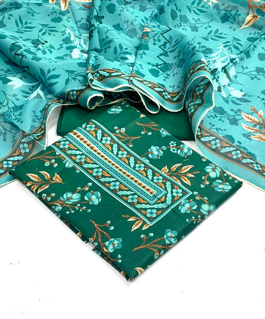 Chunri by Outfit & Almirah 023 – Printed Lawn 3-Piece Unstitched