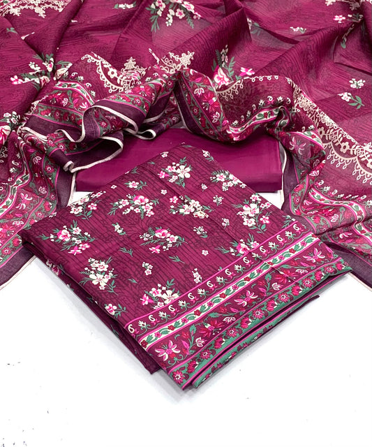 Chunri by Outfit & Almirah 030 – Printed Lawn 3-Piece Unstitched
