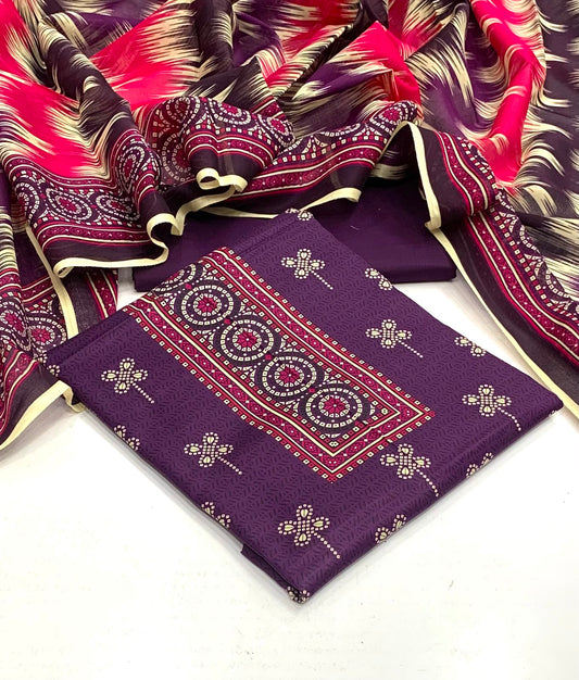 Chunri by Outfit & Almirah 026 – Printed Lawn 3-Piece Unstitched