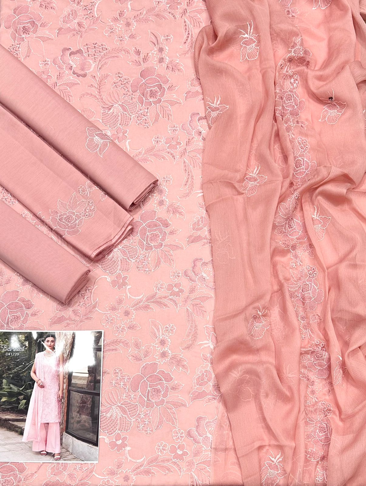 (BAREEZE LAWN 3pc (#1729)